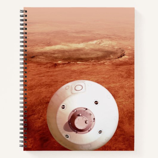 Carnet Aérocoque Avec Perpersévérance Rover Descente Vers (Devant)