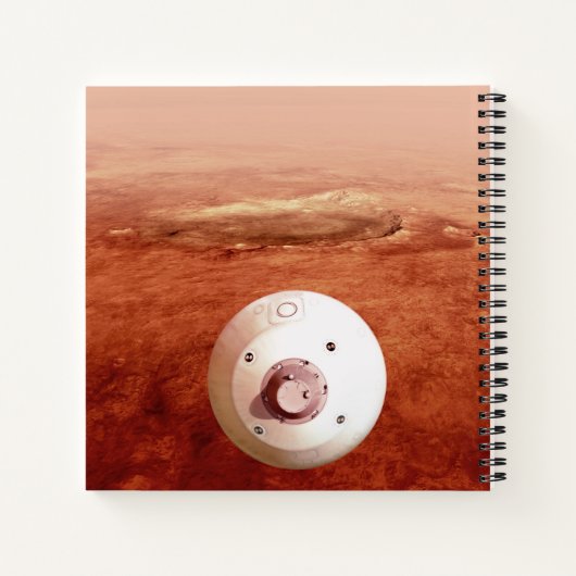 Carnet Aérocoque Avec Perpersévérance Rover Descente Vers (Dos)