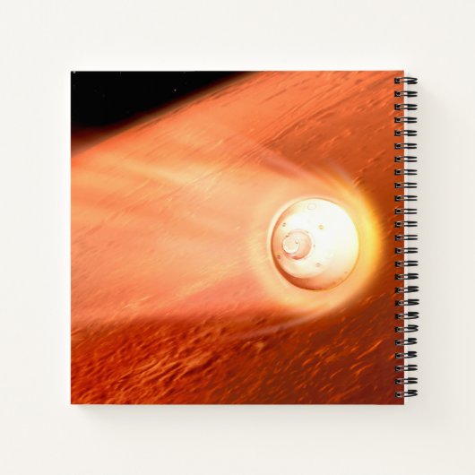 Carnet Aérocoque Avec Perpersévérance Rover Descente Vers (Dos)
