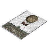 Carnet Aéronef au-dessus de la ville (Côté gauche)