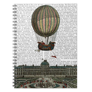 Carnet Aéronef au-dessus de la ville