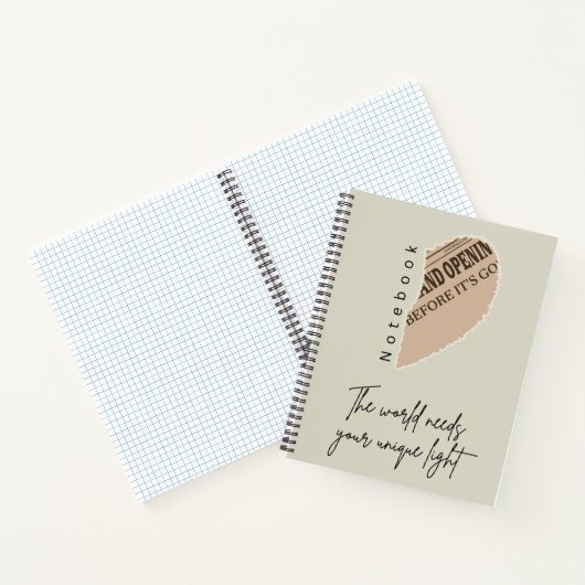Carnet Aesthetic Boho Spiral Notebook (Intérieur)