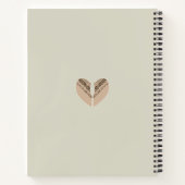 Carnet Aesthetic Boho Spiral Notebook (Dos)