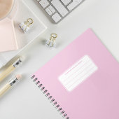 Carnet Aesthetic Soft Pastel Solid Color Composition