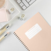 Carnet Aesthetic Soft Pastel Solid Color Composition