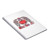 Carnet Af Skeleton Mains Valentines Classic (Côté Droit)