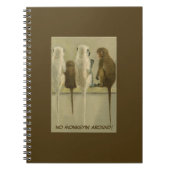 Carnet Affaire de singes Anniversaire de la part d'un gro (Devant)