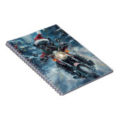 Carnet Affenpinscher Chien équitation Moto Noël (Côté Droit)