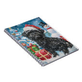 Carnet Affenpinscher Winter Wonderland Christmas Joie (Côté Droit)