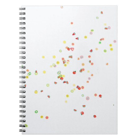 Carnet Affichage à bulles multicolores (Devant)