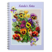 Carnet Affichage pansy (Devant)