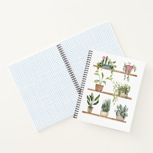 Carnet Affichage plante pointé (Intérieur)