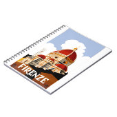 Carnet Affiche 1930 de voyage de Duomo de Florence Italie (Côté gauche)