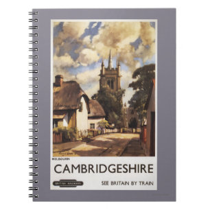 Carnet Affiche britannique de chemins de fer de vue