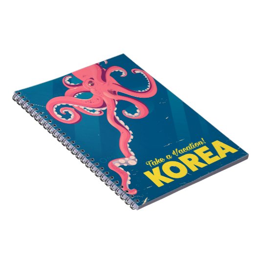 Carnet Affiche Corée Vacances (Côté Droit)