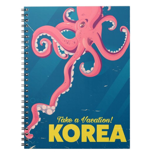 Carnet Affiche Corée Vacances (Devant)
