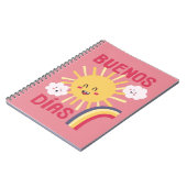 Carnet Affiche d'art de la crèche Soleil heureux en espag (Côté gauche)