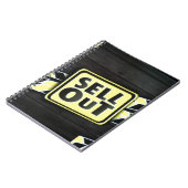 Carnet Affiche d'art Sell Out (Côté gauche)