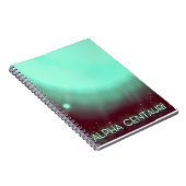 Carnet Affiche d'art spatial Alpha Centauri (Côté Droit)