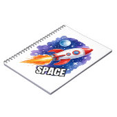 Carnet Affiche d'aventure spatiale | L'aventure vous atte (Côté gauche)