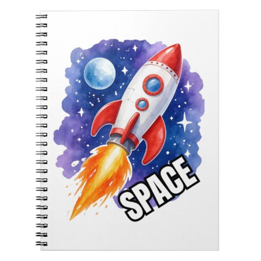 Carnet Affiche d'aventure spatiale | L'aventure vous atte (Devant)