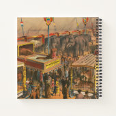 Carnet Affiche De Cirque D'Animaux Exposés Dans Une Tente (Dos)