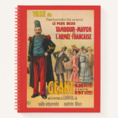 Carnet Affiche De Cirque De Foule Admirant Un Soldat Fran (Devant)