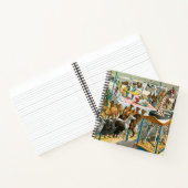 Carnet Affiche De Cirque Des Personnes De Différentes Nat (Intérieur)