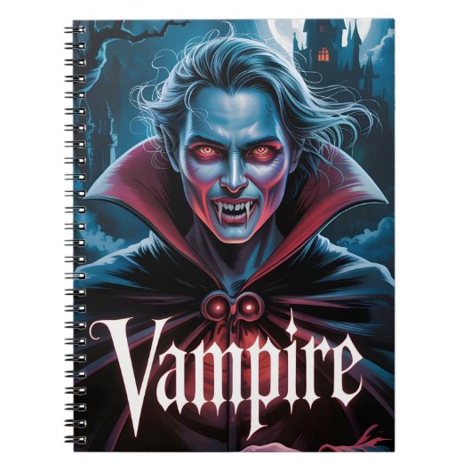 Carnet Affiche de film de vampire de style Dracula classi (Devant)