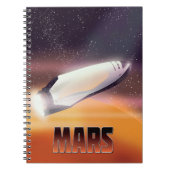 Carnet Affiche de l'espace de Mars (Devant)