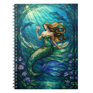 Carnet Affiche de murale en verre coloré représentant une