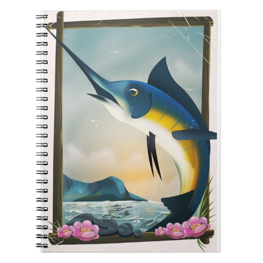 Carnet Affiche de pêche (Devant)