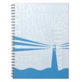 Carnet Affiche de phare nautique (Devant)