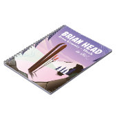 Carnet Affiche de ski de Brian Head, comté d'Iron Utah, É (Côté gauche)
