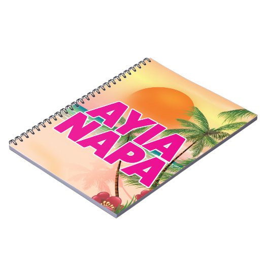 Carnet Affiche de vacances d'Ayia Napa (Côté gauche)