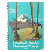 Carnet Affiche de vacances de Wasatch Cache National Fore (Devant)