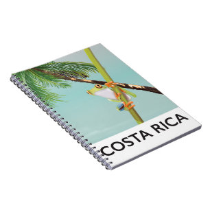 Carnet Affiche de vacances Grenouille arboricole du Costa