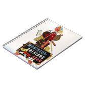 Carnet Affiche de Vintage voyage de la Suisse (Côté gauche)