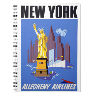 Carnet Affiche de Vintage voyage de New York