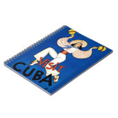 Carnet Affiche de Vintage voyage du Cuba reconstituée (Côté gauche)