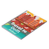 Carnet Affiche de voyage à Delft Hollande (Côté gauche)