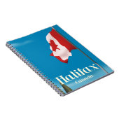 Carnet Affiche de voyage à Halifax Canada (Côté Droit)