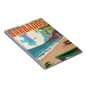Carnet Affiche de voyage à la Barbade (Côté Droit)