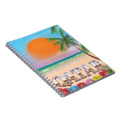 Carnet Affiche de voyage au Qatar (Côté Droit)