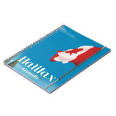 Carnet Affiche de voyage de Halifax Canada (Côté gauche)