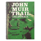 Carnet Affiche de voyage de John Muir Trail en Californie (Devant)