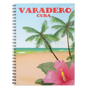 Carnet Affiche de voyage de la plage cubaine de Varadero