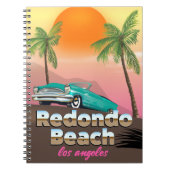 Carnet Affiche de voyage de Redondo Beach LA (Devant)