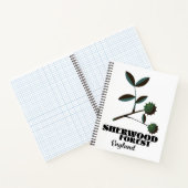 Carnet Affiche de voyage de Sherwood Forest Angleterre (Intérieur)