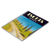 Carnet Affiche de voyage d'Ischia Italie (Côté gauche)